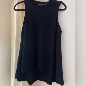 Alice & Olivia | Black Woolene Base Top | Medium